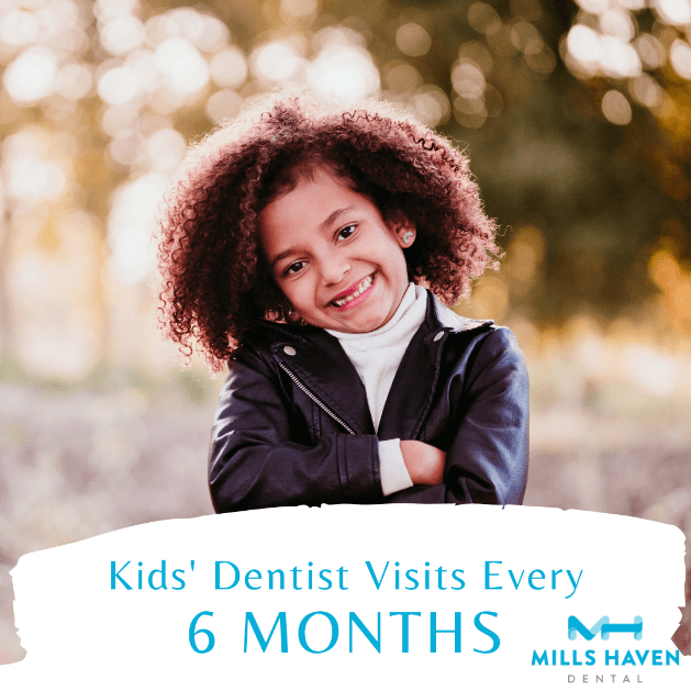 Kids' Dentist Visits Every 6 Months